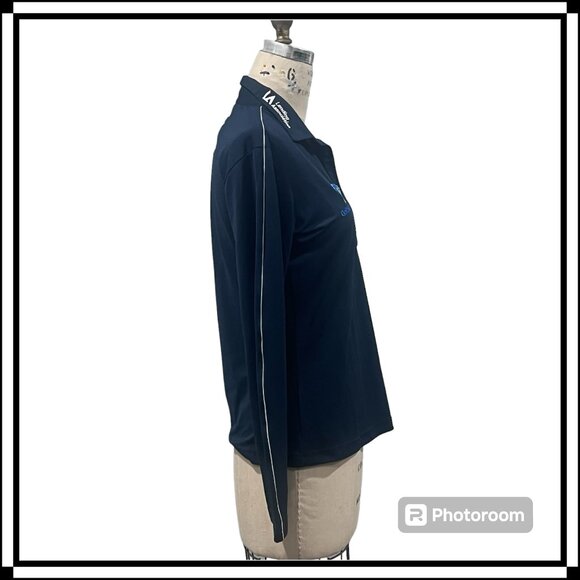 GALVIN GREEN Women's Half-Button Golf Top with Sponsor Logos - Size S - Picture 4 of 11